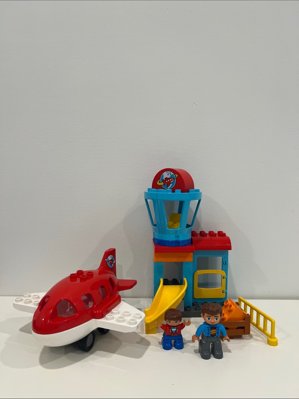 LEGO DUPLO Red Airplane with 2 figures - Airport Playset - 10871